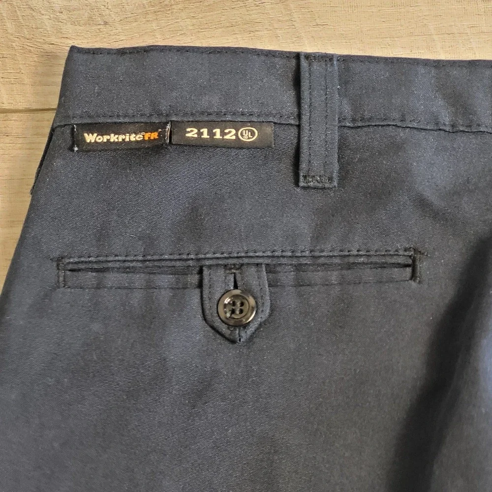 🔥Workrite FR Nomex 2112 Flame‑Resistant Pants Men's Navy 33×31 CAT 1 ATPV 7.0